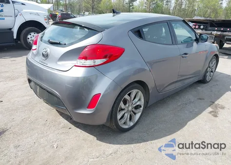 2012 Hyundai Veloster Base W/Black z USA, uszkodzony, nr VIN KMHTC6AD4CU028286